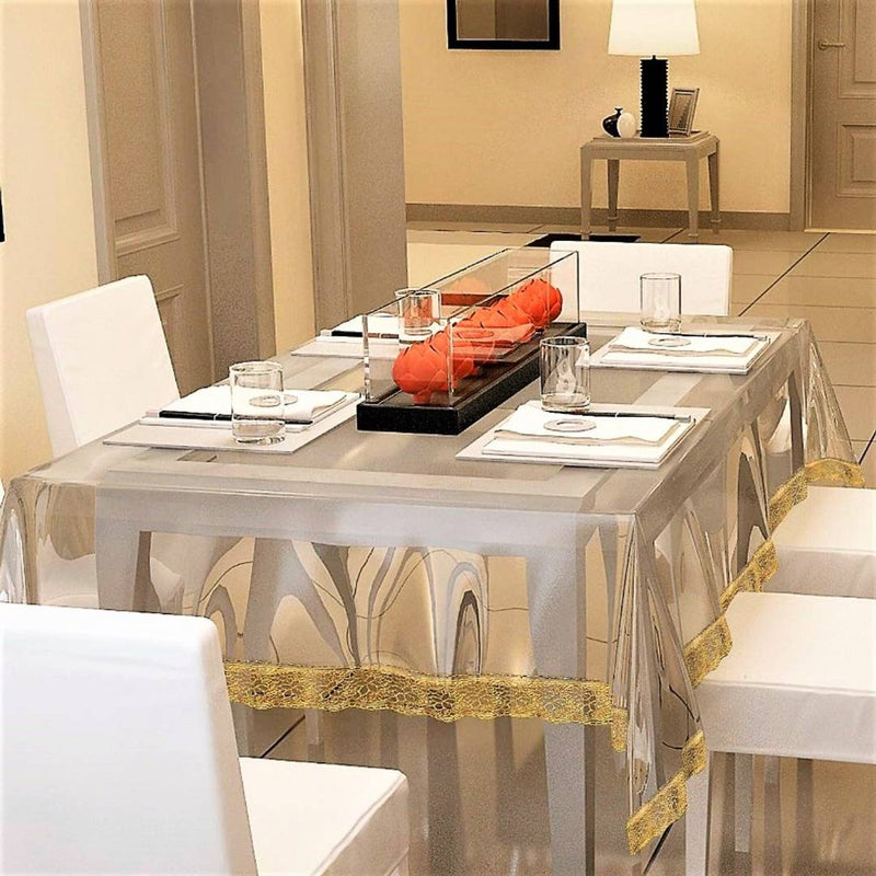 PVC Transparent Dining Table Cover