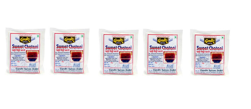 Pack Of 5 Gandhi Sweet & Sour Chutney Powder 250g (50g X 5)-Price Incl.Shipping