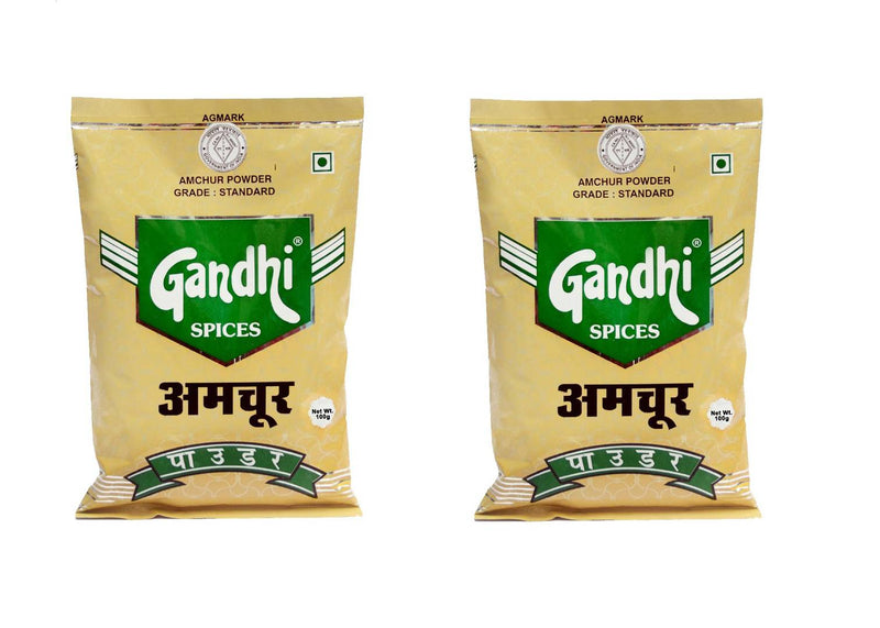 Pack Of 2 Gandhi Dry Mango Powder(Amchur) 200g (100g X 2)-Price Incl.Shipping