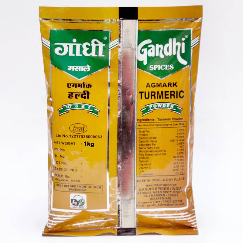 Gandhi Turmeric Powder(Haldi) 1Kg-Price Incl.Shipping