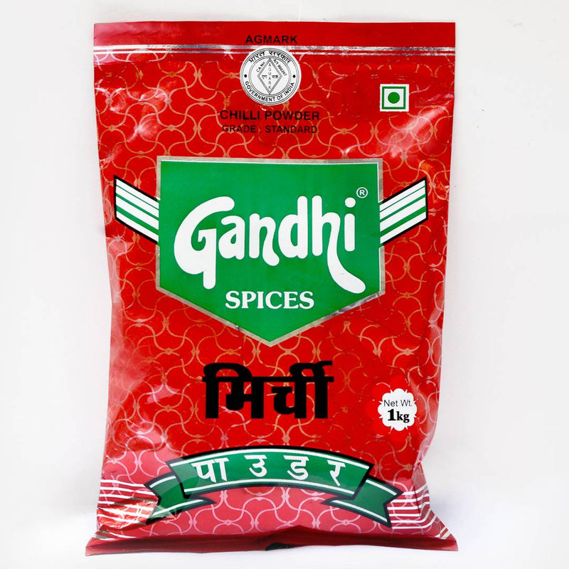 Gandhi Red Chilli Powder(Lal Mirchi) 1Kg-Price Incl.Shipping