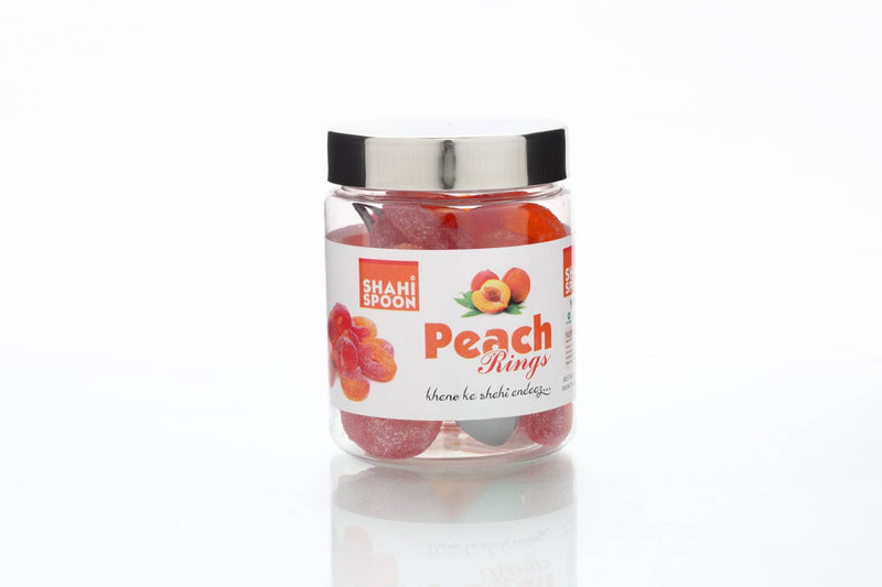 Shahi Spoon Peach Rings Candy,120gm