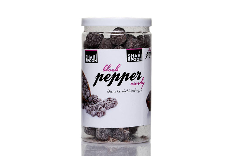 Pack Of 5 Shahi Spoon Black Pepper (Kali Mirchi) Candy,675gm (135gm X 5)