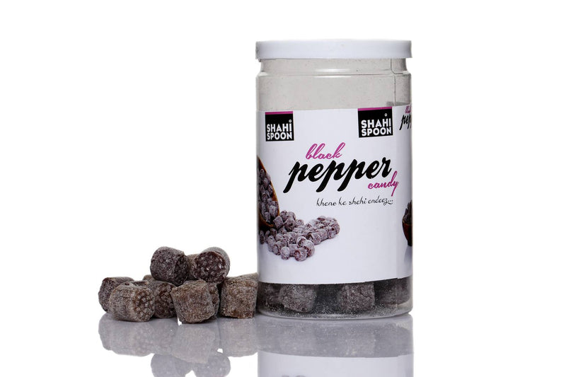 Pack Of 5 Shahi Spoon Black Pepper (Kali Mirchi) Candy,675gm (135gm X 5)