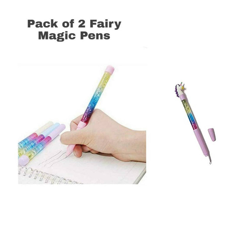 Designer Unicorn Magic Glitter Stylish Pens (Pack of 3)