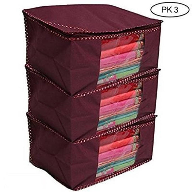 Trendy Non-Woven Saree Covers (Pack of 3)