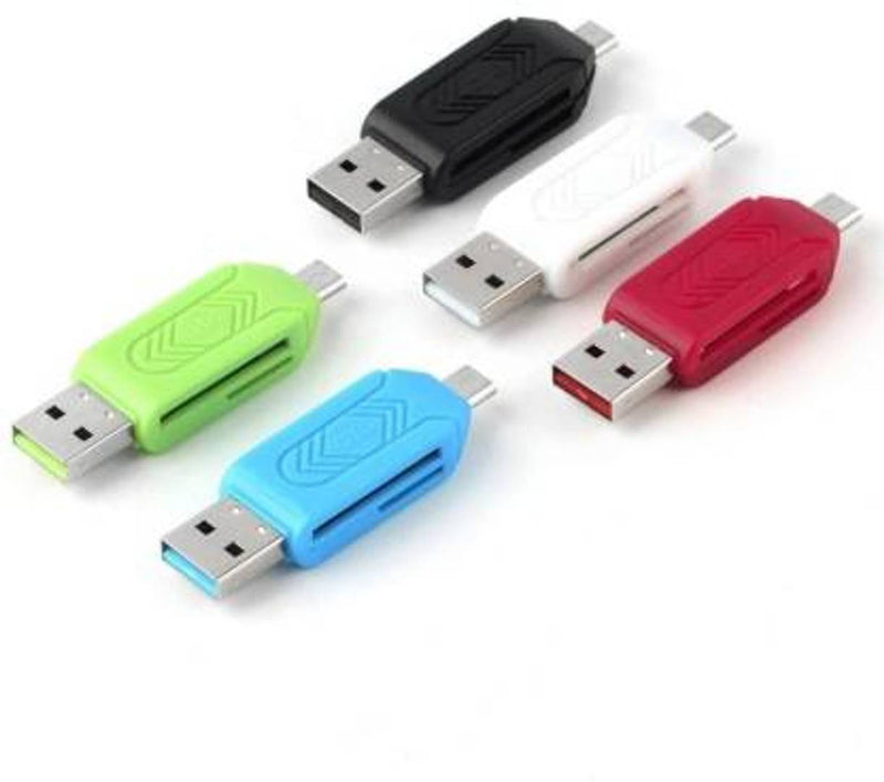 Apro OTG Micro SD + TF Card Reader Combo (Pack Of 5)