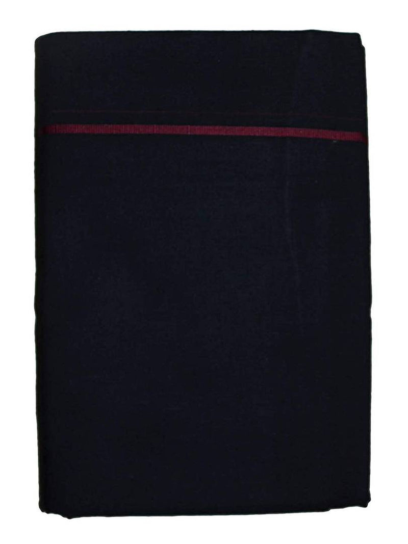 Men Black Cotton Lungis