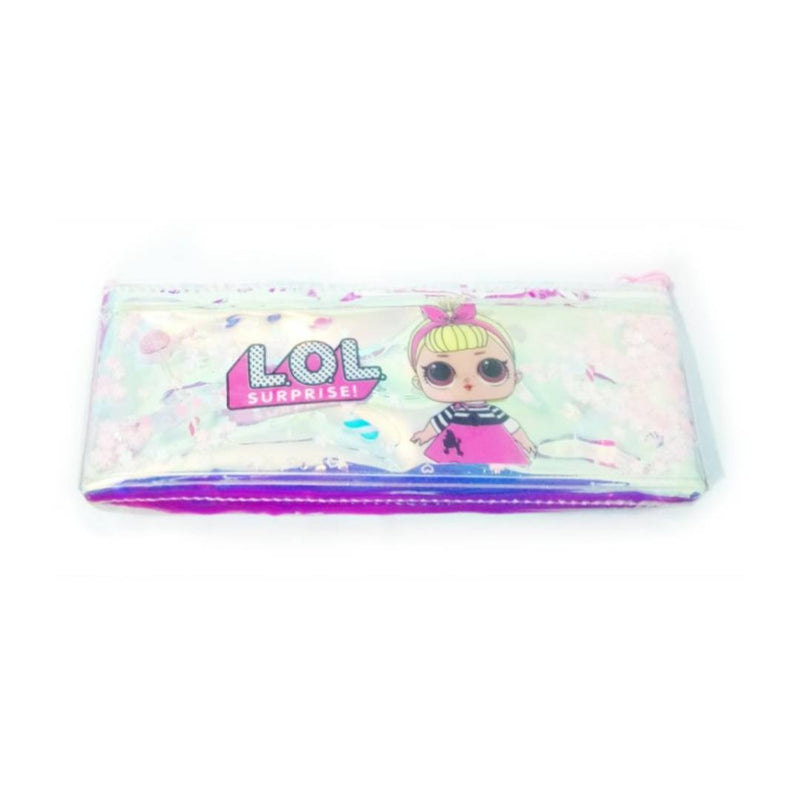 Lol Barbie Glitter Water Pouch with Light