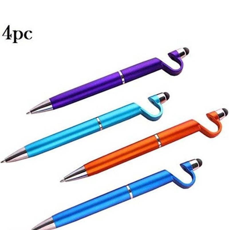 Universal 3 in 1 Smart Holder, Screen Rotater and Writing Ball pen (Pack of 4 pcs)