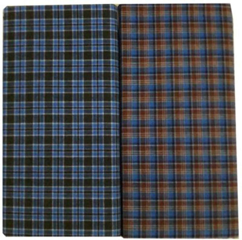 Buy 1 Get 1 Free Men Multicoloured Cotton Checked Without Pocket Lungis