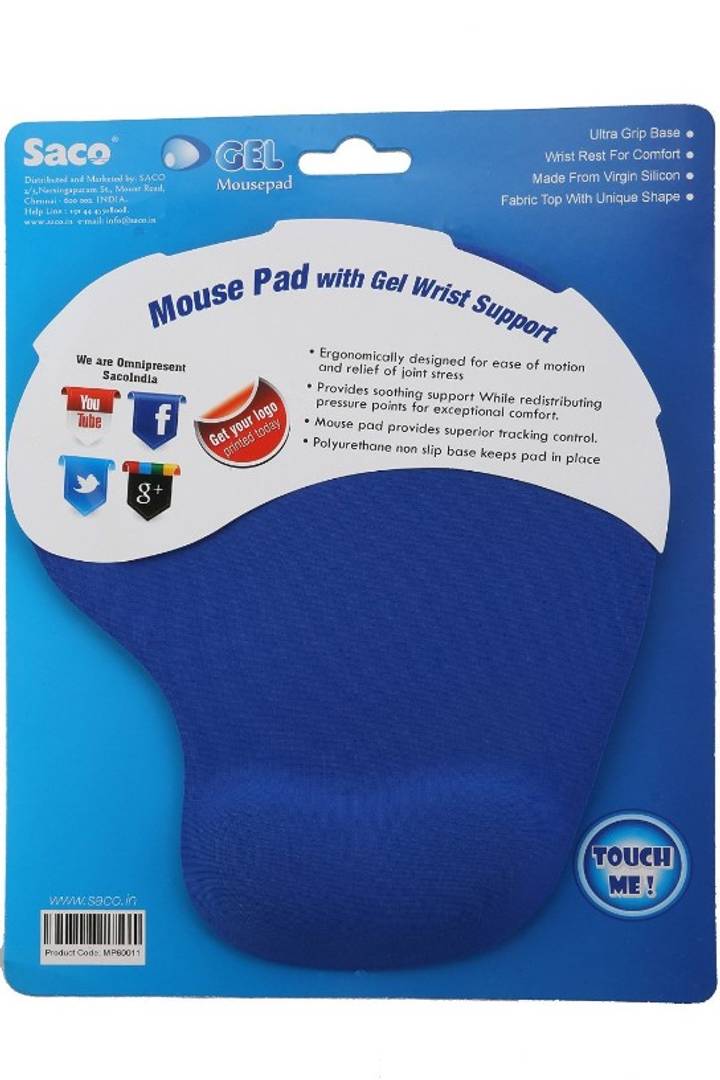 Comfortable Mousepad with Non-Slip PU Base, Pain Relief Mouse Pads for Computers, Laptop, Mac, Home & Office