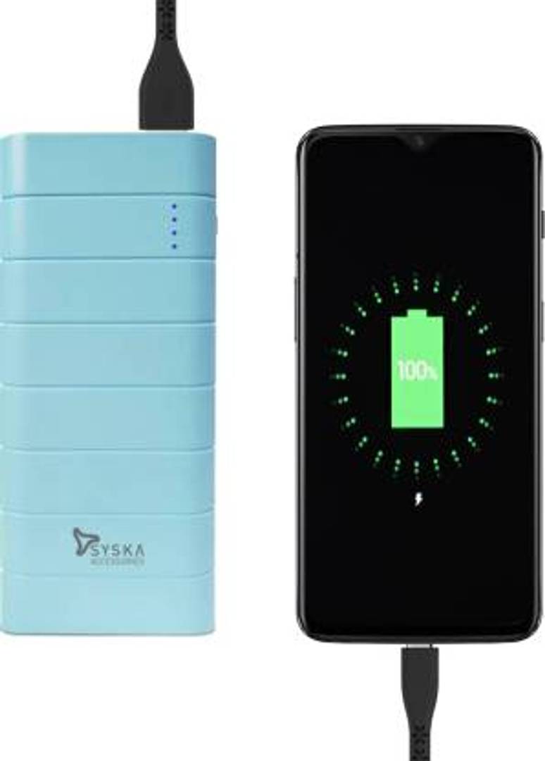 Power Boost 10000 mAh Power Bank (Lithium-ion, Blue)