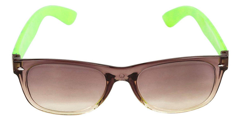 Green Rectangular Full Rim UV Protected Sunglasses for Girls