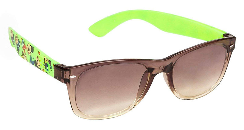 Green Rectangular Full Rim UV Protected Sunglasses for Girls