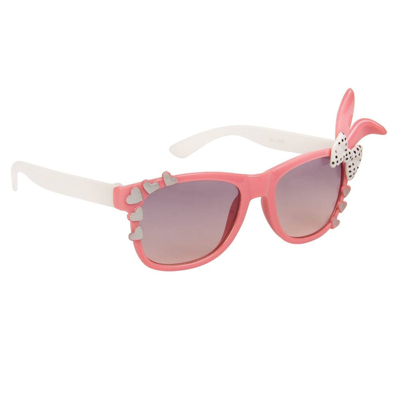 Pink Rectangular Full Rim UV Protected Sunglasses for Girls