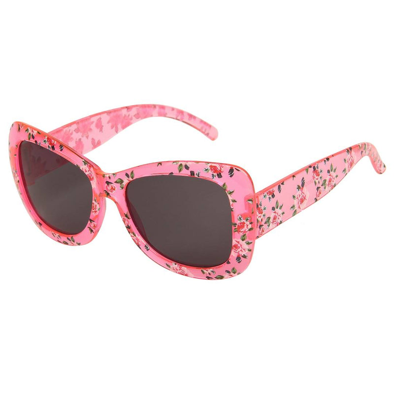 Pink Cat-Eye Full Rim UV Protected Sunglasses for Girls