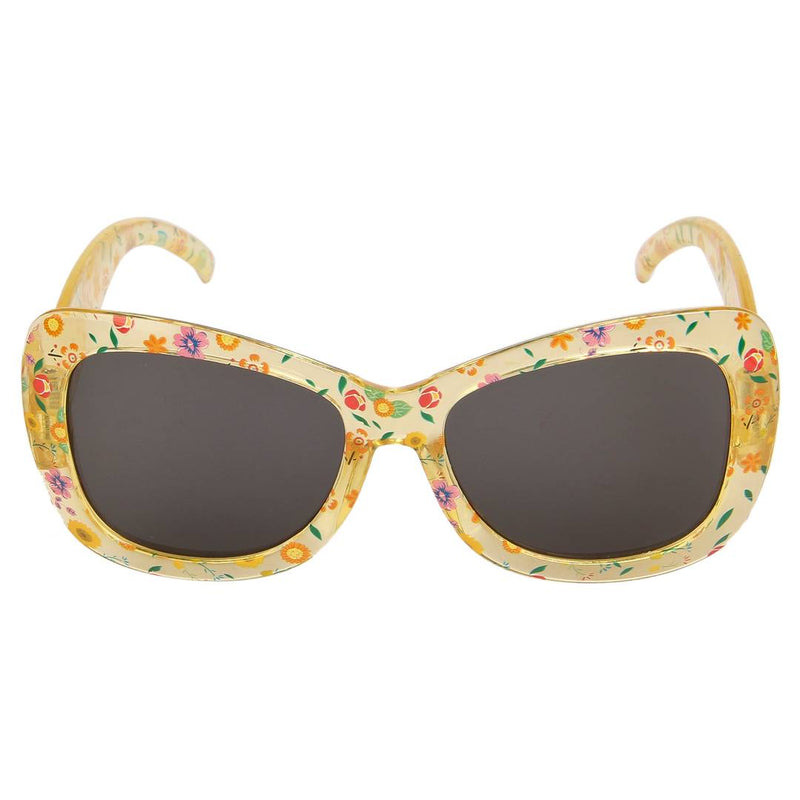 Yellow Cat-Eye Full Rim UV Protected Sunglasses for Girls