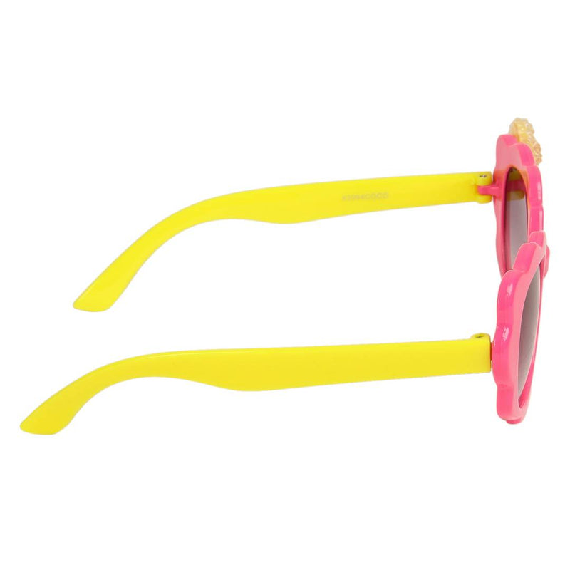 Pink Oval Full Rim UV Protected Sunglasses for Girls