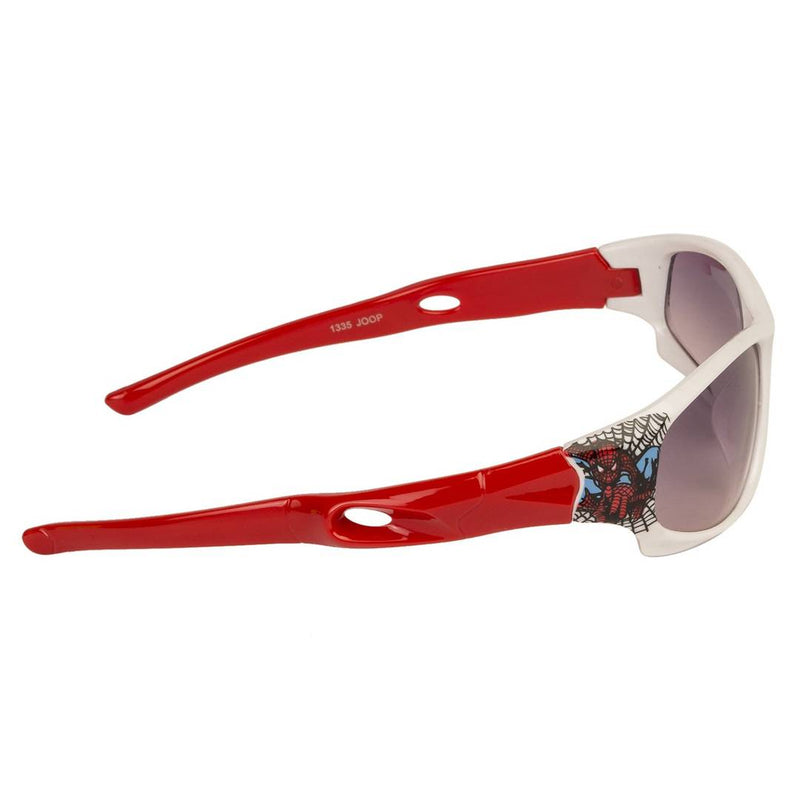 White Rectangular Full Rim UV Protected Sunglasses for Boy