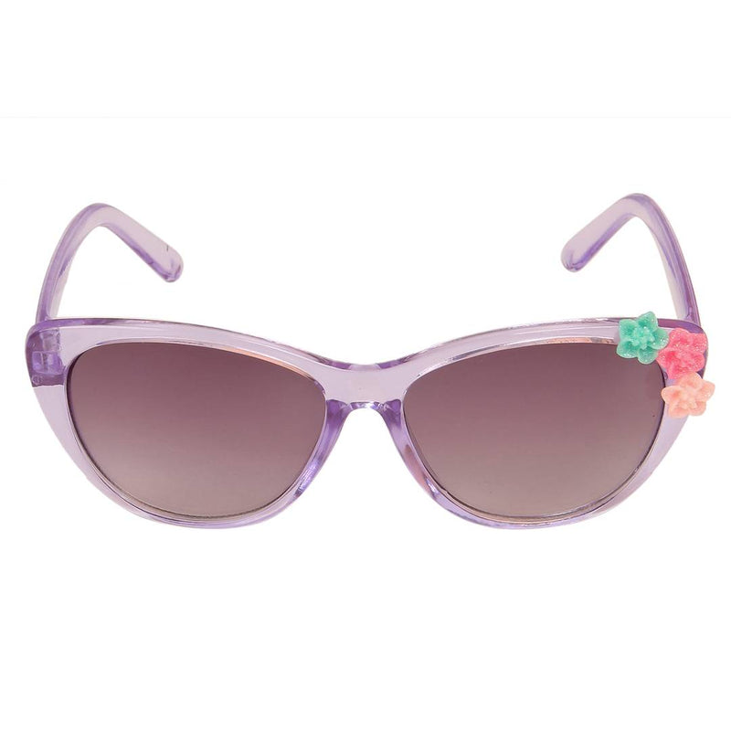 Purple Cat-Eye Full Rim UV Protected Sunglasses for Girls