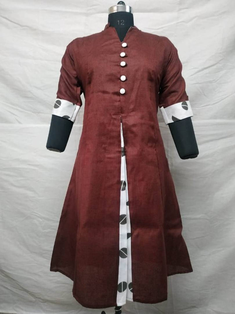 Stylish Khadi Cotton Kurti