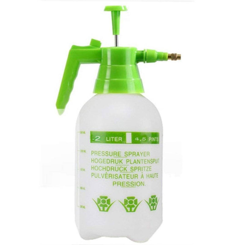 Garden Pump Pressure Sprayer|Lawn Sprinkler|Water Mister|Spray Bottle for Herbicides, Pesticides, Fertilizers, Plants Flowers 2 Liter Capacity