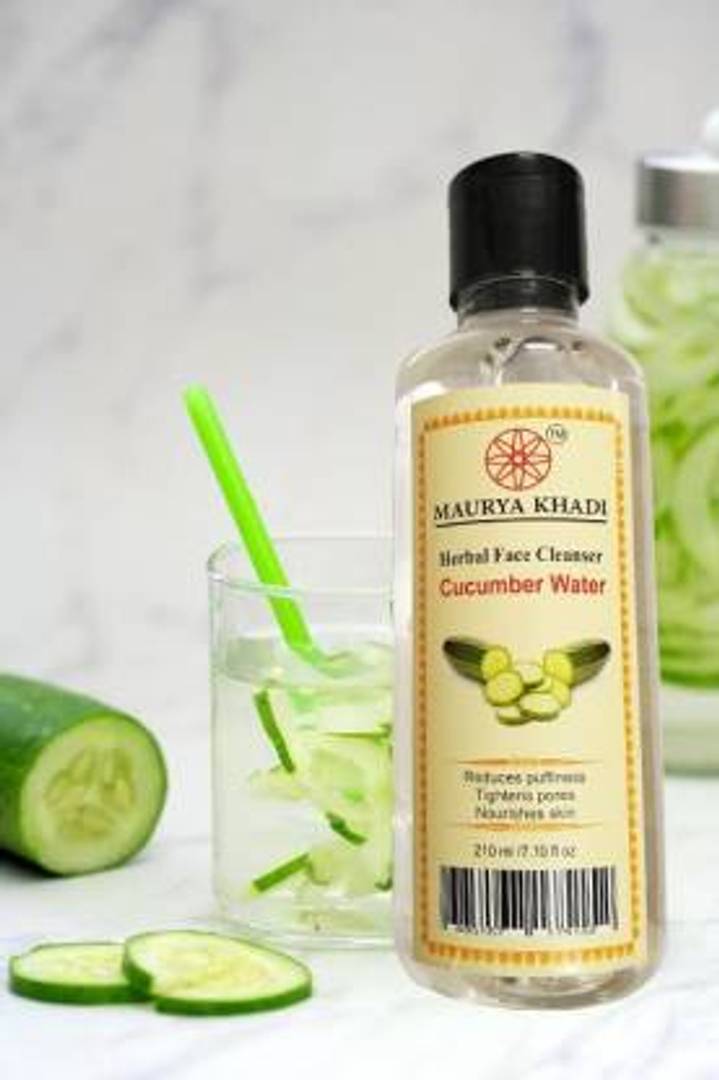 Maurya Khadi Herbal Cucumber Water Face Cleanser  (210 ml)-Price Incl.Shipping