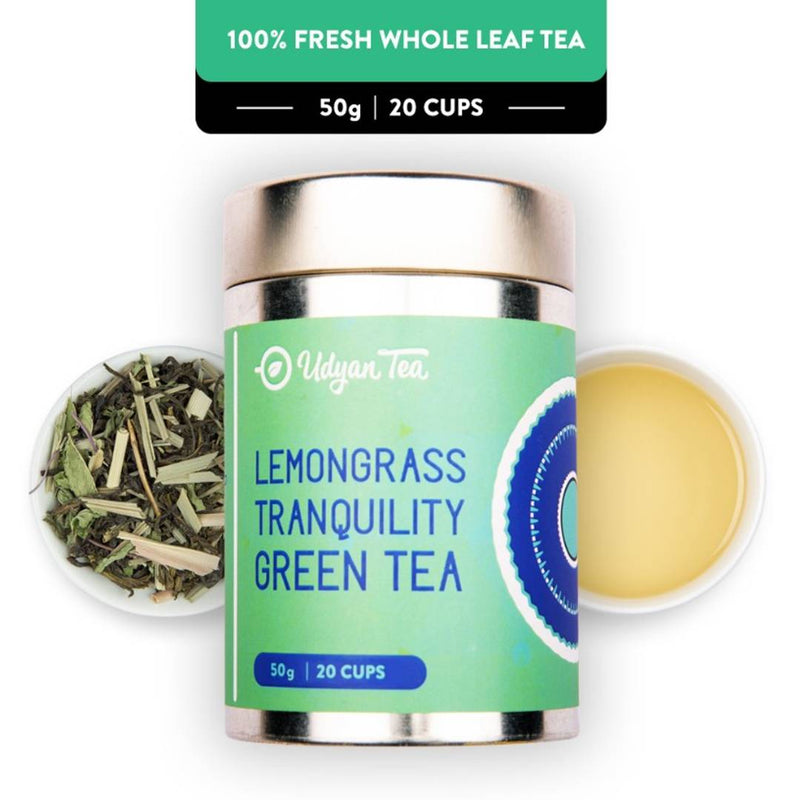 Udyan Tea - Lemongrass Tranquility Green Tea - 50 gm