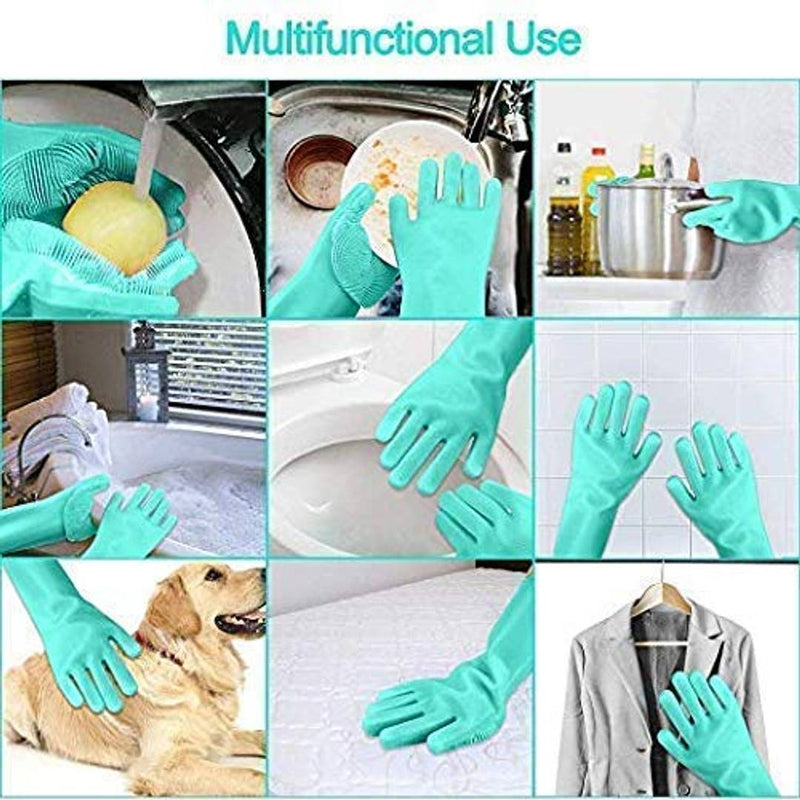 Multipurpos silicon gloves- Price Incl. Shipping