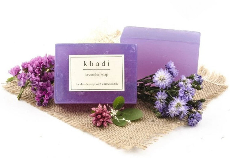 Pack of 6 Khadi LAVENDER Soap Bar 125g Each, Price Incl. Shipping