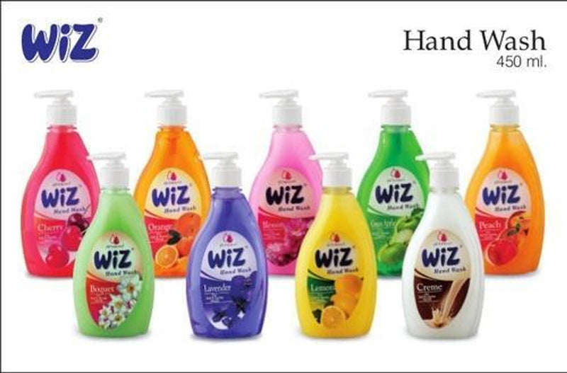 WIZ HAND WASH 450 ML BOTTLE(PEACH) Price Incl. Shippingðð