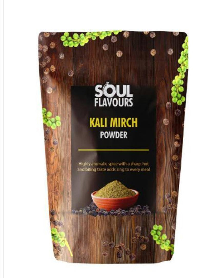 SOUL FLAVOURS KALI MIRCH POWDER  PACK OF 3(100 GM X3)-Price Incl. Shipping