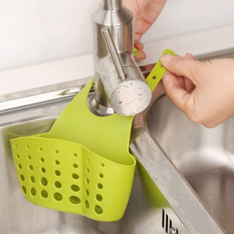 Portable Hanging Drain Water Draining Hanging Soap, Sponge, Kitchen Accessories Holder Organizer for Kitchen
