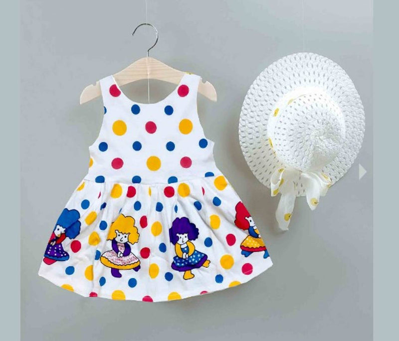 Girl's Trendy Summer Frock (Hat Not Included)