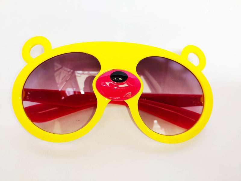 Adorable Yellow Goggle With Protective Hard Case For Kids (2 to 7 Years)