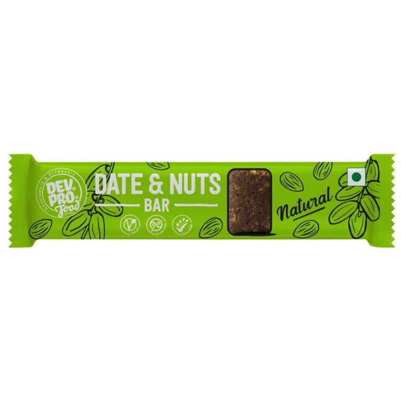 Pack Of 10 Date & Nuts Bar Natural