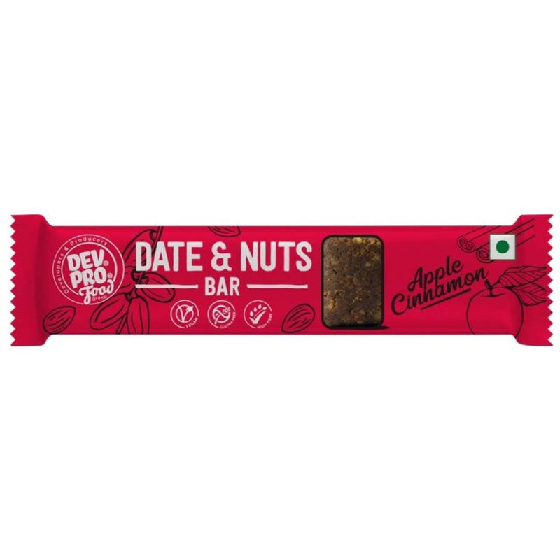 Pack Of 6 Date & Nuts Bar Chunks Apple Cinnamon