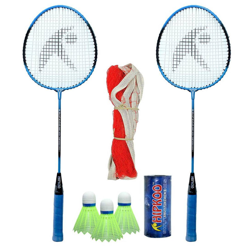 15 Badminton Combo With Badminton Bag (2 Rackets, Net, Shuttlecock Pack Of 3) Badminton Kit