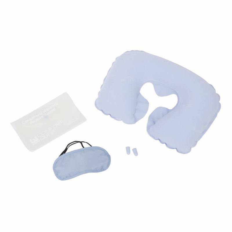 Bestway Sojourna Travel Set Includes Comfort Form Air Pillw, Sleep Shade and Soft Earplugs