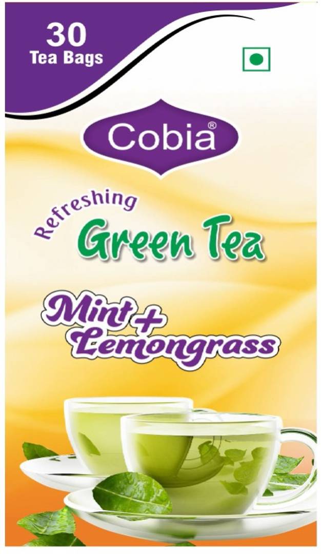 Cobia Green Tea (Mint + lemongrass) 30 Tea bags-Price Incl. Shipping