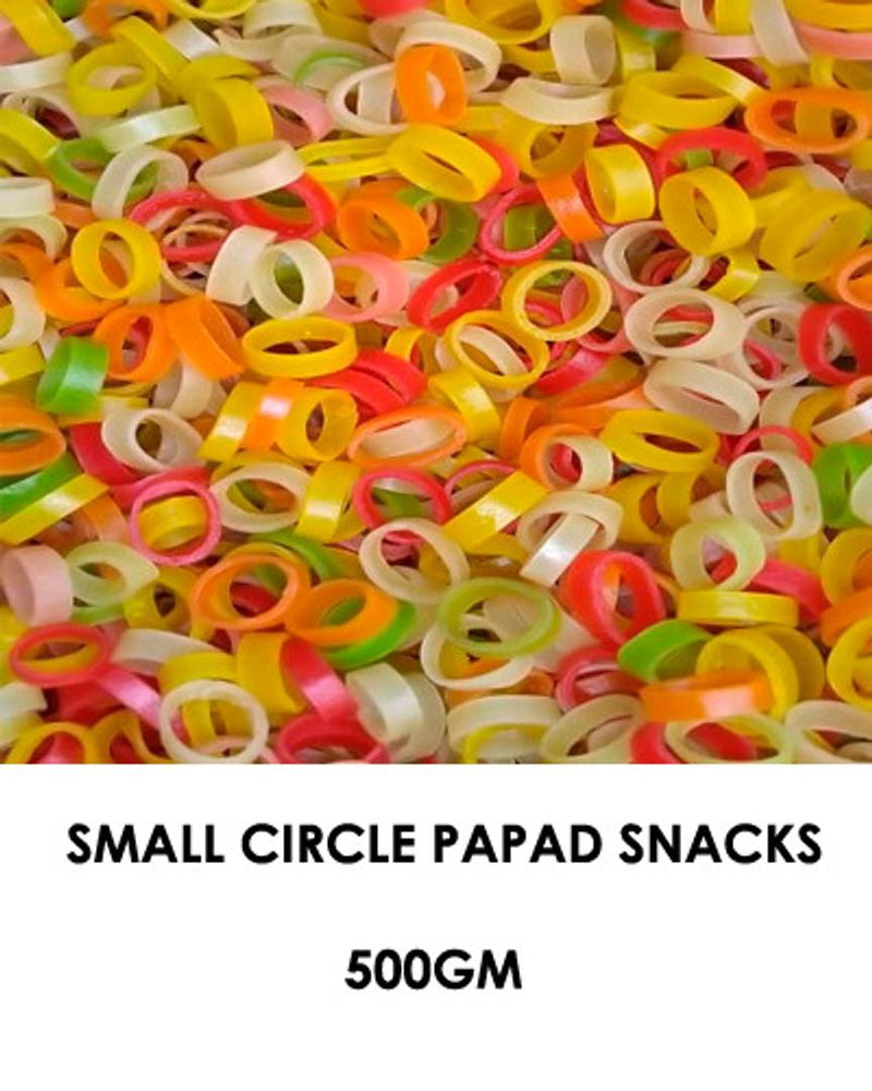 SMALL CIRCLE PAPAD SNACKS-Price Incl. Shipping