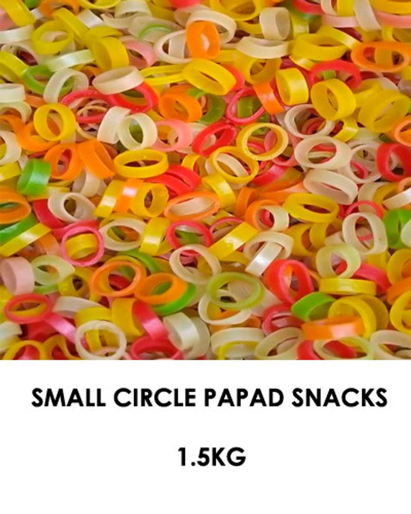 SMALL CIRCLE PAPAD SNACKS-Price Incl. Shipping