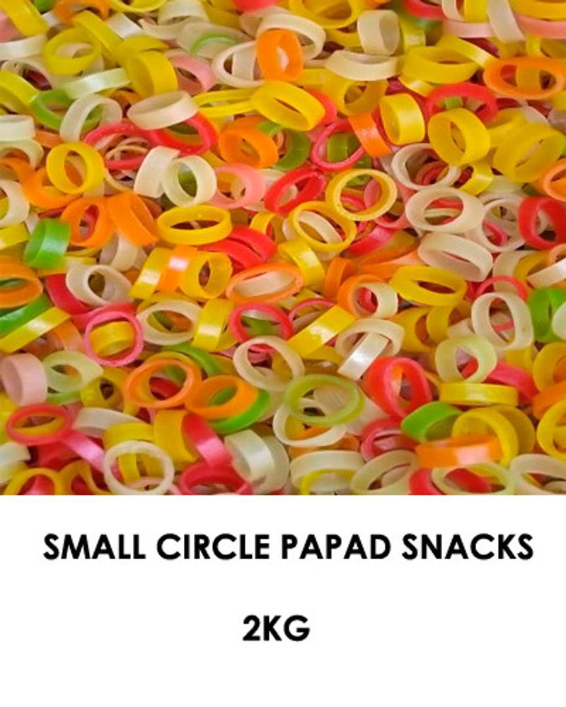SMALL CIRCLE PAPAD SNACKS-Price Incl. Shipping