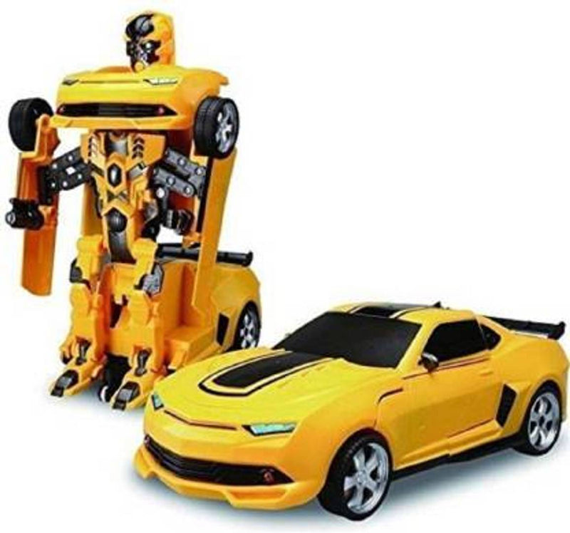 Kids Transformer Robot Car (Yellow)