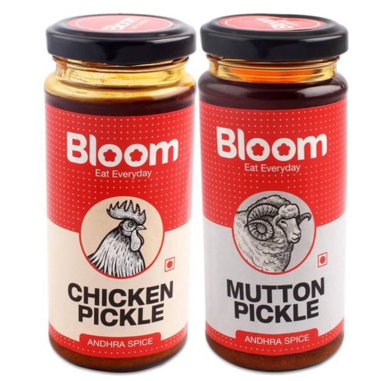 Bloom Foods Spicy Boneless Andhra Chicken & Mutton Pickles