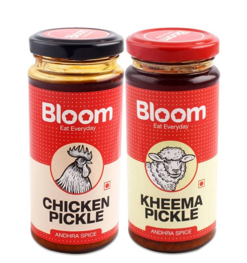 Bloom Foods Spicy Boneless Andhra Chicken & Keema Pickles