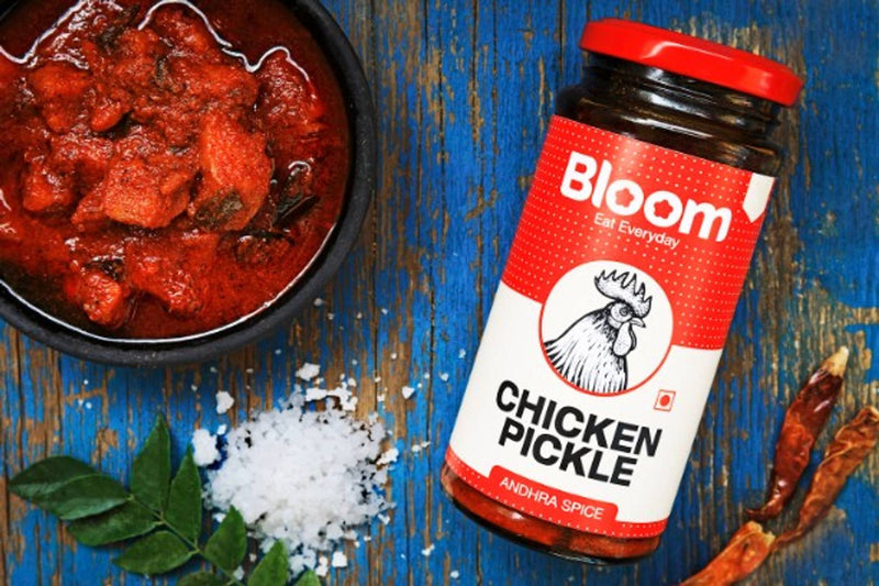 Bloom Foods Spicy Boneless Andhra Chicken & Keema Pickles