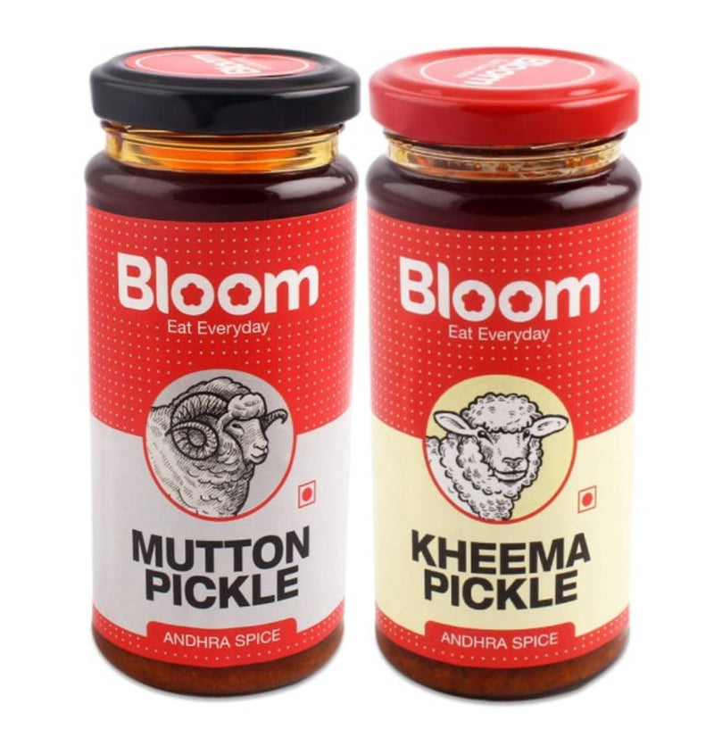 Bloom Foods Spicy Boneless Andhra Mutton & Keema Pickles