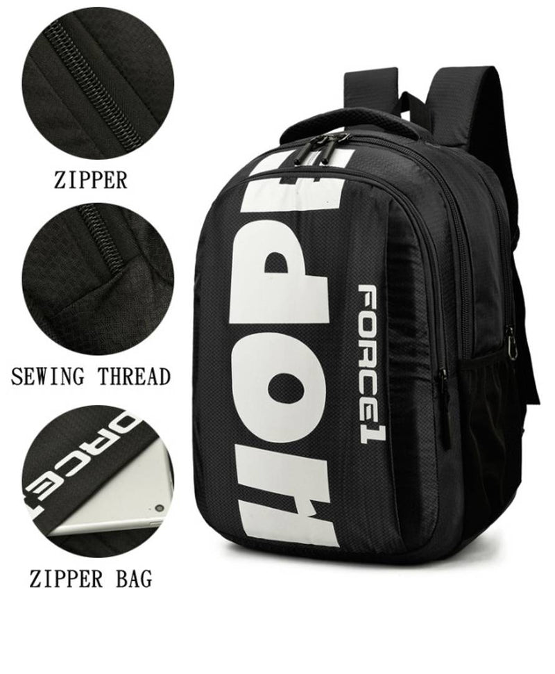 Force1 26 Litres lightweight casual waterproof backpack school bag office for mens boys girls women teens unisex laptop water proof resistant travel